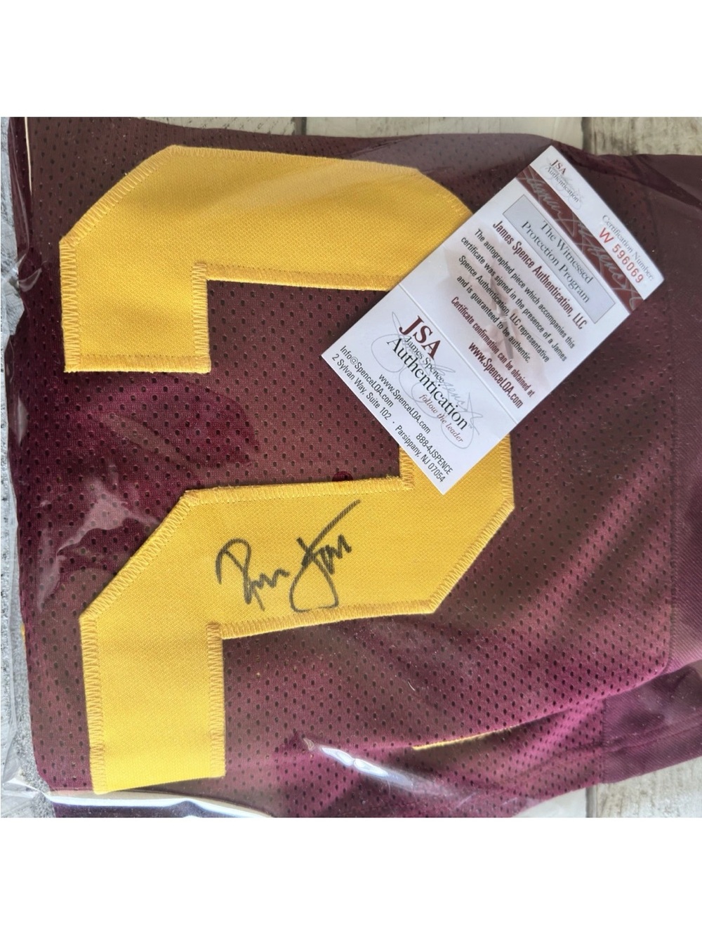 Authentic Signed #42 Lott Football Jersey in Garnet and Gold - Picture 9 of 12